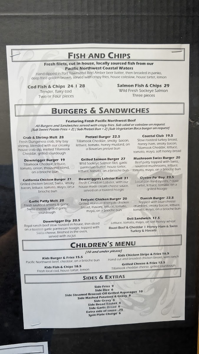 Downriggers on the Water Menu - Image 3